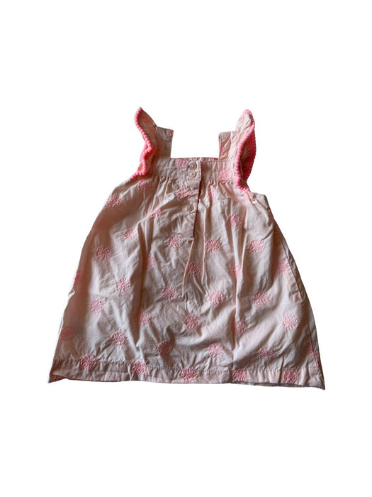 A Pink Sleeveless Dresses from Seed in size 6-12M for girl. (Back View)