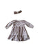A Purple Long Sleeve Dresses from Hux in size 12-18M for girl. (Back View)