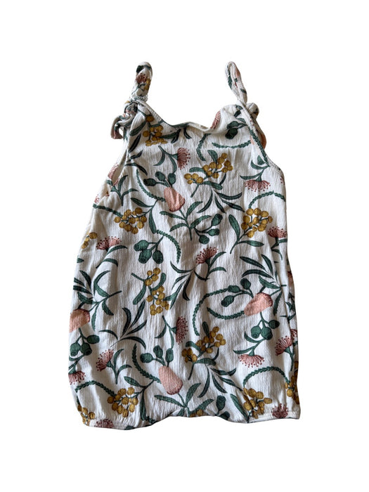 A White Sleeveless Rompers from Wilson & Frenchy in size 3-6M for girl. (Back View)