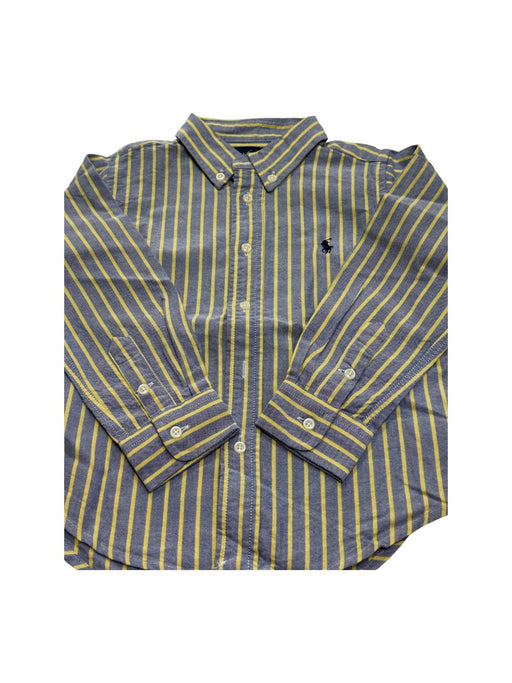 A Navy Long Sleeve Shirts from Ralph Lauren in size 5T for boy. (Front View)