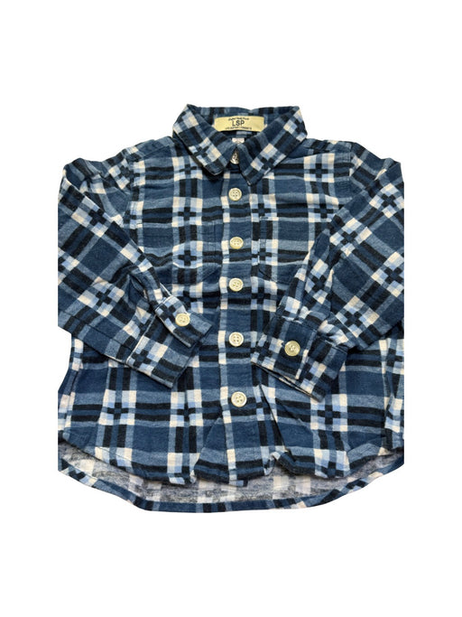 A Navy Long Sleeve Shirts from Life Support Products in size 2T for boy. (Front View)
