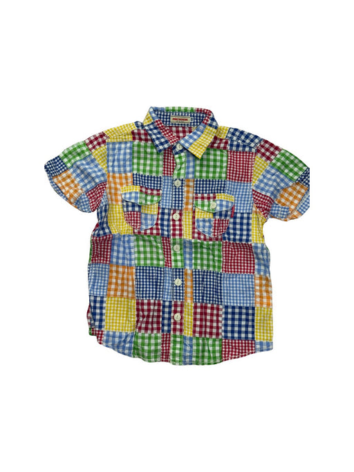 A Multicolour Short Sleeve Shirts from Miki House in size 5T for boy. (Front View)
