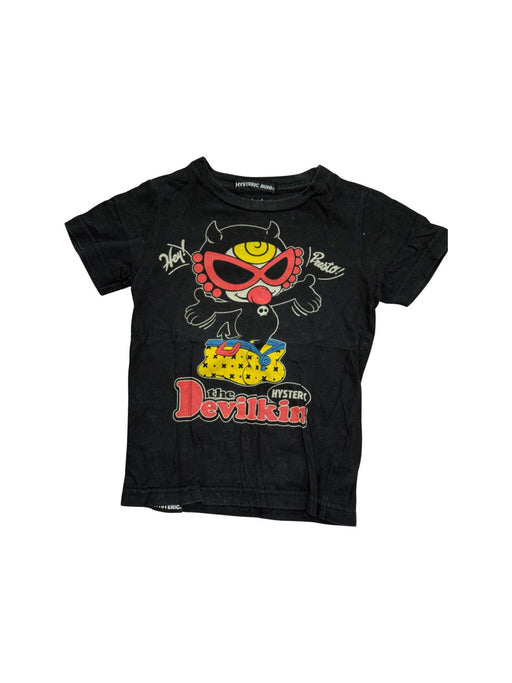 A Black Short Sleeve T Shirts from Hysteric Mini in size 3T for neutral. (Front View)