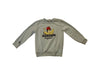 A Grey Crewneck Sweatshirts from Adidas in size 6T for boy. (Front View)