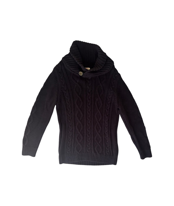 A Navy Knit Sweaters from Seed in size 8Y for boy. (Front View)