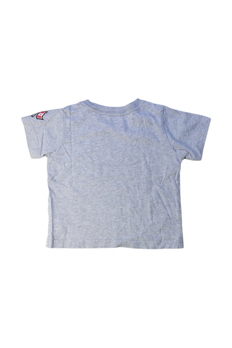 A Blue Short Sleeve T Shirts from Roots in size 18-24M for girl. (Back View)