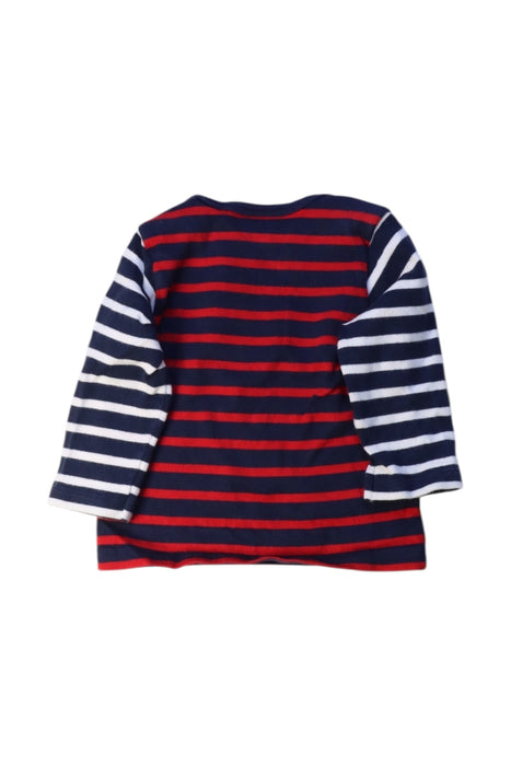 A Multicolour Long Sleeve T Shirts from Petit Bateau in size 6-12M for boy. (Back View)