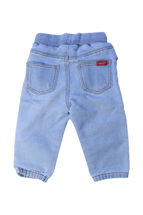 A Blue Jeans from Seed in size 12-18M for boy. (Back View)