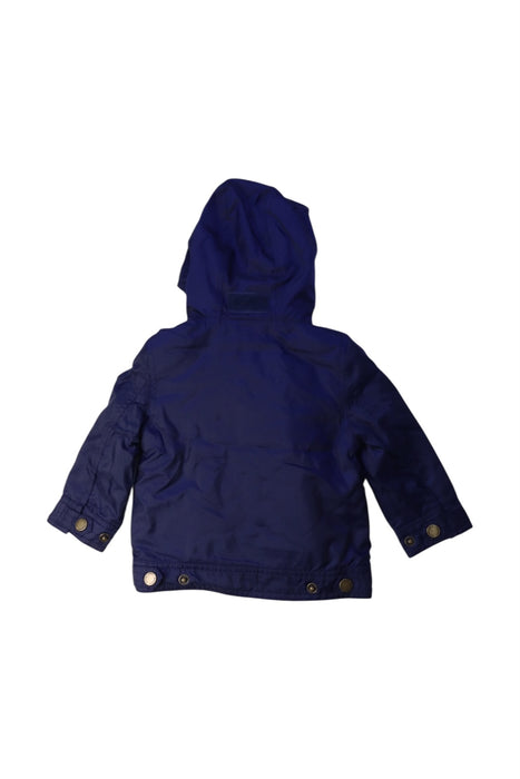 A Navy Rain Jackets from Ralph Lauren in size 6-12M for boy. (Back View)