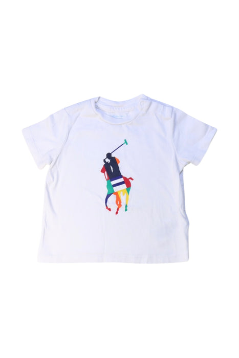 A Multicolour Short Sleeve T Shirts from Ralph Lauren in size 6-12M for boy. (Front View)
