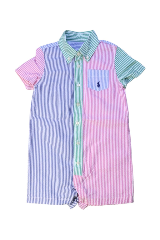 A Multicolour Short Sleeve Rompers from Ralph Lauren in size 12-18M for boy. (Front View)