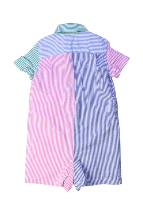 A Multicolour Short Sleeve Rompers from Ralph Lauren in size 12-18M for boy. (Back View)