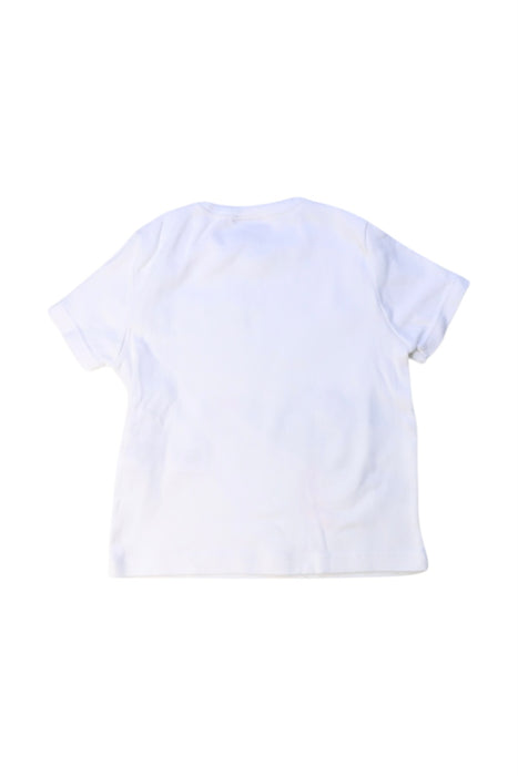 A White Short Sleeve T Shirts from Petit Bateau in size 12-18M for boy. (Back View)