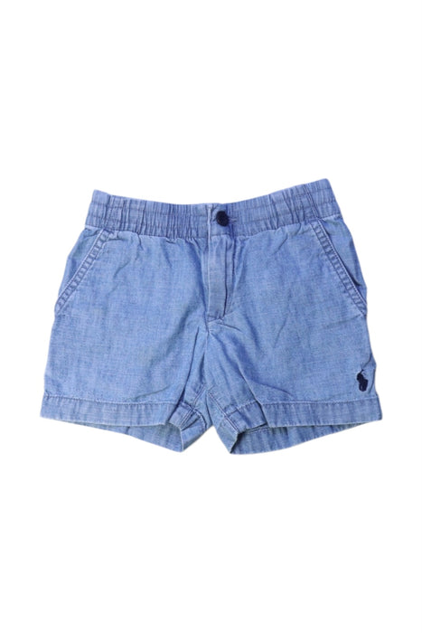 A Blue Shorts from Polo Ralph Lauren in size 2T for boy. (Front View)