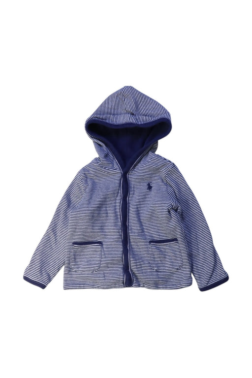 A Blue Lightweight Jackets from Ralph Lauren in size 6-12M for boy. (Front View)