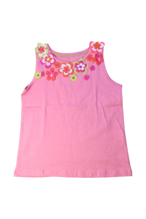 A Pink Sleeveless Tops from Boden in size 6T for girl. (Front View)