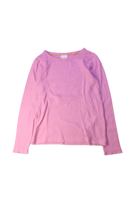 A Pink Long Sleeve Tops from Boden in size 7Y for girl. (Front View)