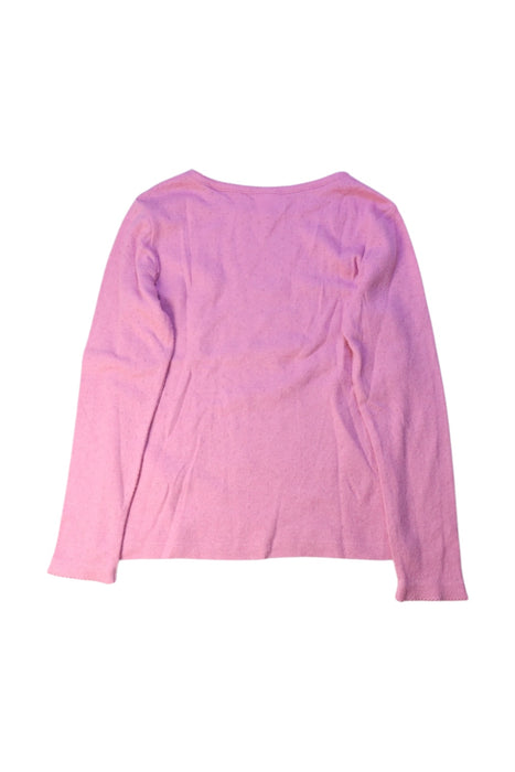 A Pink Long Sleeve Tops from Boden in size 7Y for girl. (Back View)