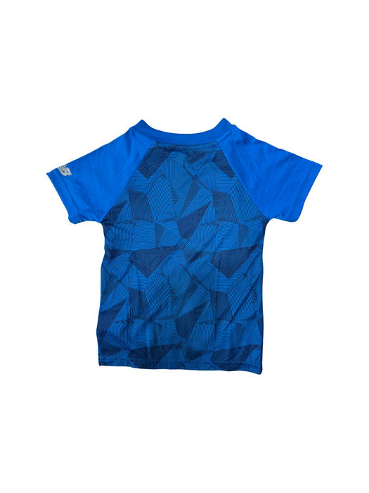 A Blue Short Sleeve T Shirts from New Balance in size 3T for boy. (Back View)