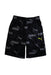 A Black Active Shorts from Puma in size 10Y for boy. (Front View)