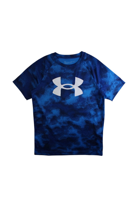 A Blue Active Tops from Under Armour in size 12Y for boy. (Front View)