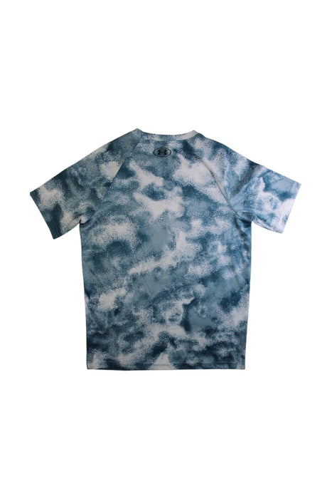 A Blue Active Tops from Under Armour in size 12Y for boy. (Back View)