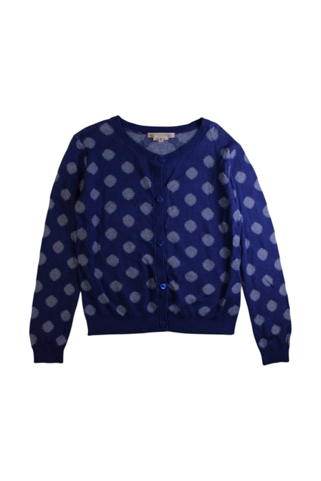 A Navy Cardigans from Bonpoint in size 8Y for girl. (Front View)