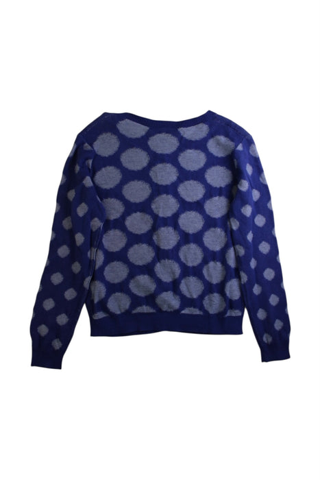 A Navy Cardigans from Bonpoint in size 8Y for girl. (Back View)