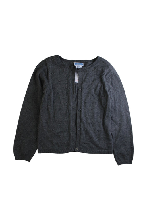 A Grey Cardigans from Jacadi in size 6T for girl. (Front View)