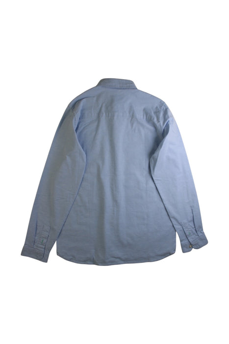 A Blue Long Sleeve Shirts from Baker by Ted Baker in size 11Y for boy. (Back View)