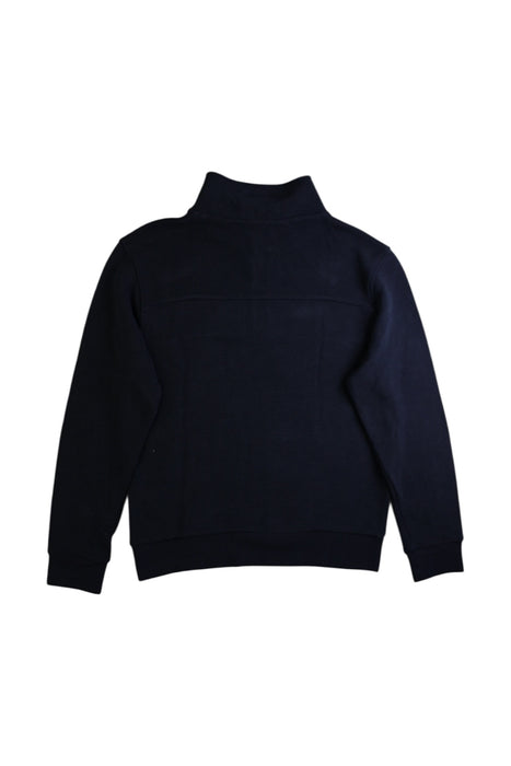 A Navy Zippered Sweatshirts from REISS in size 9Y for boy. (Back View)