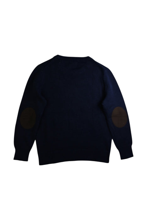 A Navy Knit Sweaters from Crewcuts in size 6T for boy. (Back View)