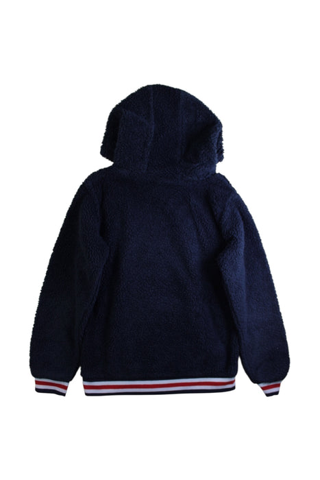 A Navy Hooded Sweatshirts from Fila in size 7Y for boy. (Back View)