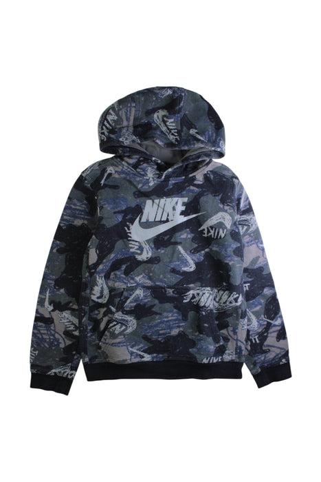 A Multicolour Hooded Sweatshirts from Nike in size 10Y for boy. (Front View)