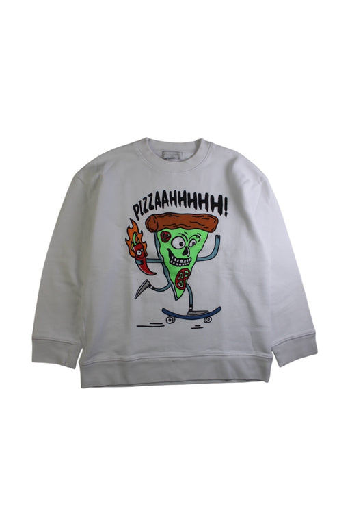 A White Crewneck Sweatshirts from Stella McCartney in size 10Y for boy. (Front View)