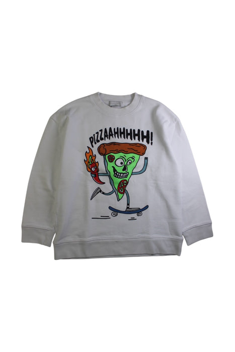 A White Crewneck Sweatshirts from Stella McCartney in size 10Y for boy. (Front View)