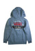 A Blue Hooded Sweatshirts from Vans in size 10Y for boy. (Back View)