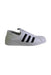 A White Slip Ons from Adidas in size 12Y for boy. (Front View)