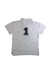 A White Short Sleeve Shirts from Shanghai Tang in size 6T for boy. (Back View)