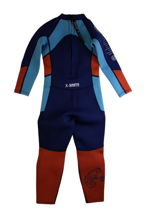 A Multicolour Wetsuits from Dive & Sail in size 4T for boy. (Back View)