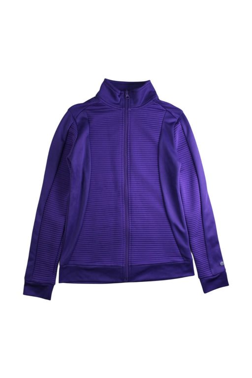 A Purple Lightweight Jackets from Champion in size 10Y for girl. (Front View)