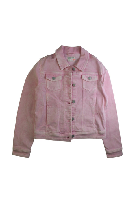 A Pink Lightweight Jackets from Crewcuts in size 12Y for girl. (Front View)