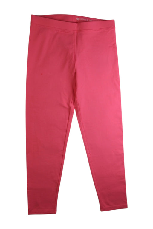A Pink Leggings from Crewcuts in size 12Y for girl. (Front View)