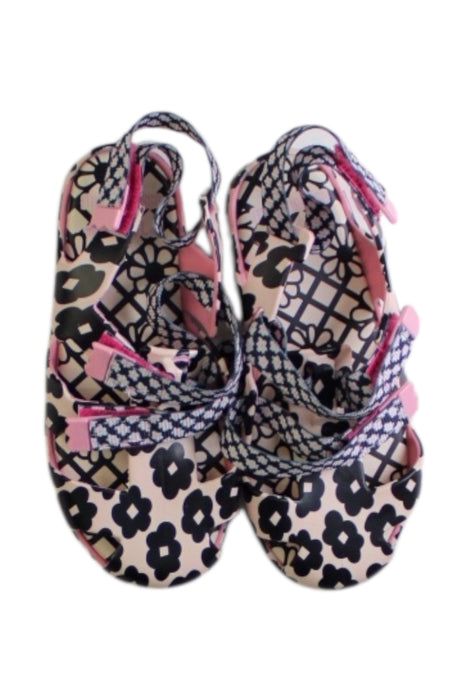 A Multicolour Sandals from Mini Melissa in size 5T for girl. (Back View)