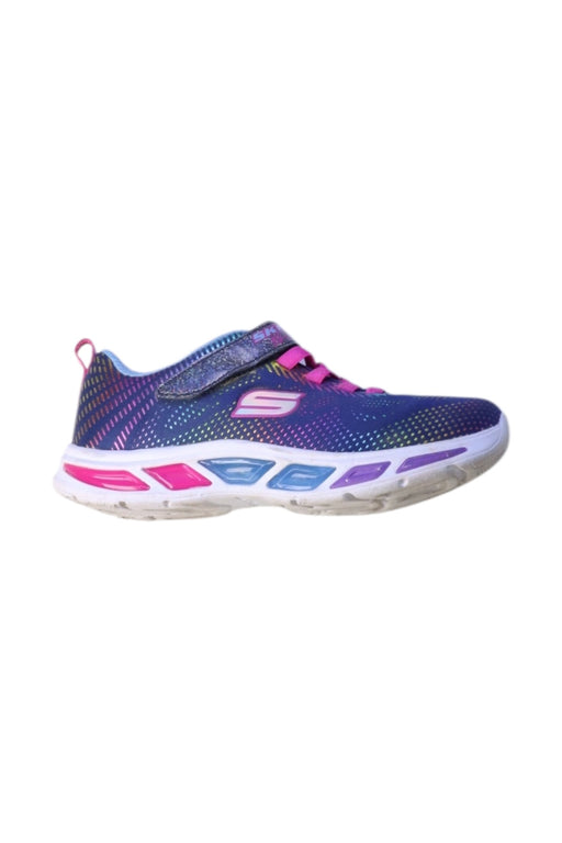 A Multicolour Sneakers from Skechers in size 7Y for girl. (Front View)