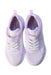 A Purple Sneakers from Skechers in size 7Y for girl. (Back View)