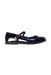A Black Flats from Dr. Kong in size 9Y for girl. (Front View)
