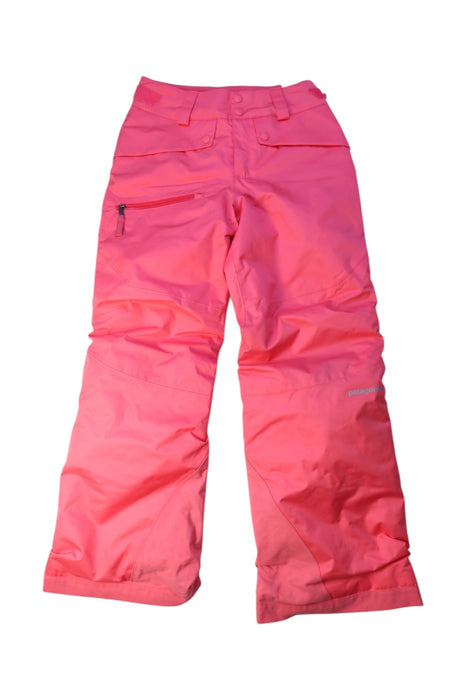 A Pink Ski Pants & Salopettes from Patagonia in size 7Y for girl. (Front View)