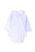 A White Long Sleeve Bodysuits from Hakka in size 6-12M for girl. (Back View)