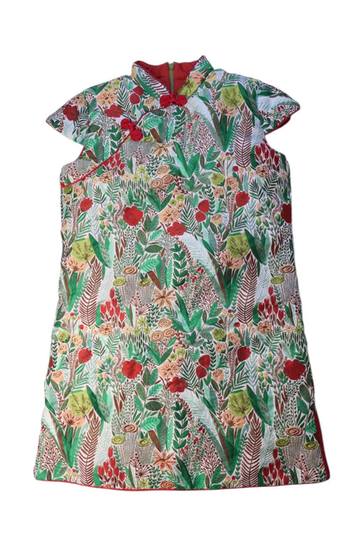 A Multicolour Sleeveless Dresses from Chouchou Chic in size 7Y for girl. (Front View)